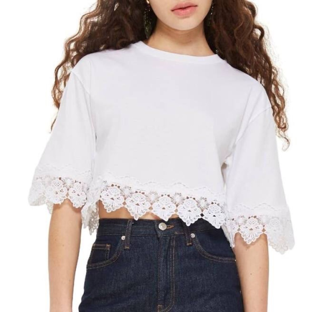 topshop // crop top